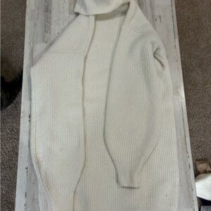 Hollister Cream Cardigan Dress with Cozy Knit